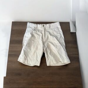 Polo by Ralph Lauren Cream Flat-Front Men's Shorts Size 29